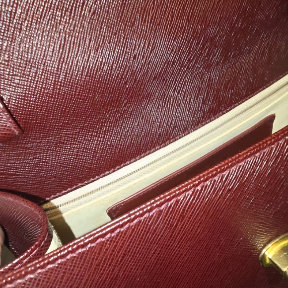 90s Coach Bag Satchel Crossbody Top Handle Purse Crossgrain Suede RARE Italy VTG - Picture 11 of 17